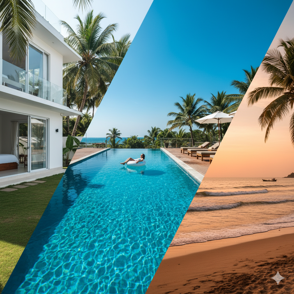 Luxury Villa Background
